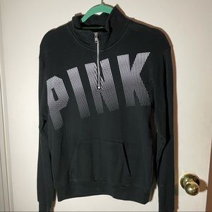 PINK VS half zip up sweater